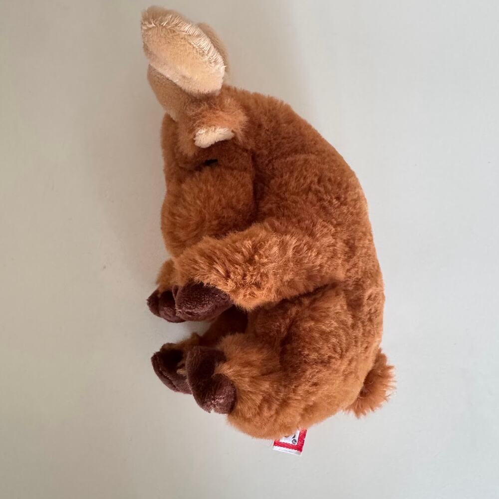 Douglas Lil’ Baby Moose Plush Stuffed Animal Brown Soft - Picture 2 of 6